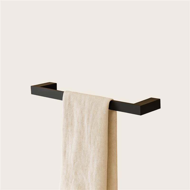 Portasciugamani Da Bagno Girevole 32 Cm – Senza Foratura, 3 Barre Pieghevoli In Alluminio, Autoadesivo