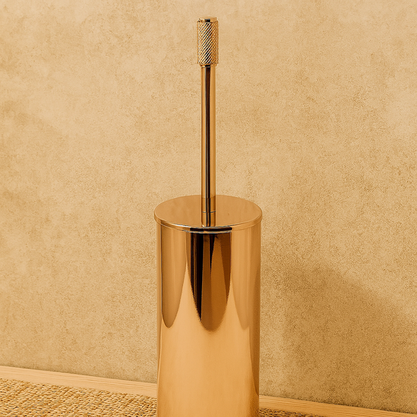 Bertocci Officina 01 Porta Scopino H.43 cm A Terra Oro Rosa
