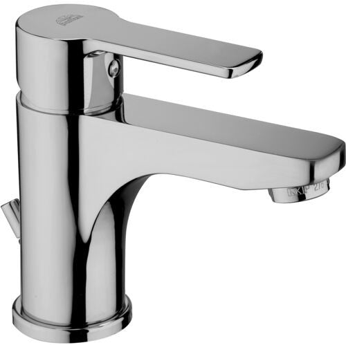 Paffoni Red Miscelatore lavabo Monocomando senza Scarico, vista frontale su sfondo bianco