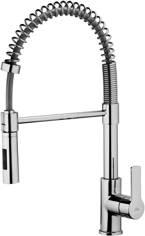 Paffoni Red RED179 rubinetto cucina Monocomando Lavello con canna orientabile e doccia 2 getti in abs Cromo