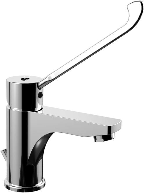 Paffoni Red Red305 Miscelatore Lavabo Con Leva Clinica E, vista frontale su sfondo bianco