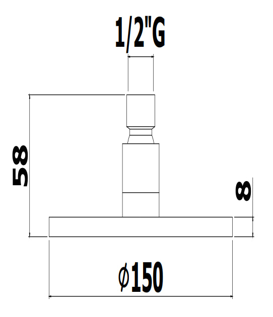 Paffoni Wind Soffione 15 cm Tondo Anticalcare 8 Mm In Metallo Cromo Zsof092