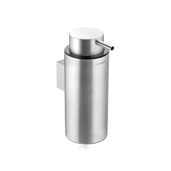 Dispenser porta sapone liquido a muro in acciaio Satinato Logic 2260304 Cosmic