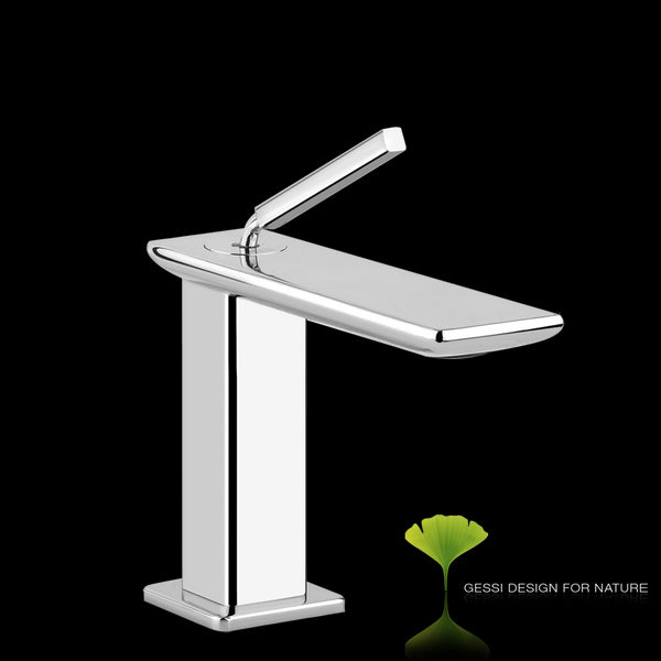 Gessi Ispa Miscelatore lavabo Monocomando quadro con leva Senza Scarico