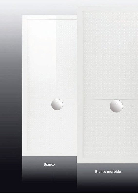 Piatto Doccia 100x80 Rettangolare Bordo Alto 4,5 Cm con Supporto Rinforzato bianco Olympic Plus Novellini