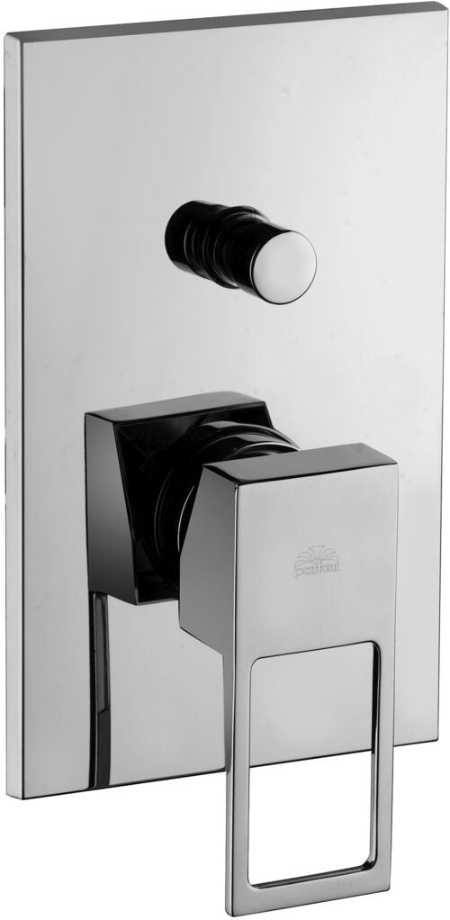 Paffoni Effe Ef015 Miscelatore Doccia Ad Incasso Con, dettaglio ravvicinato della finitura e del marchio