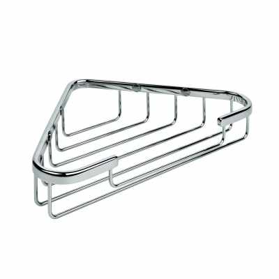 Colombo Basic B2734 portaoggetti vasca doccia angolare 24x15 H. 4,5 cm Cromo