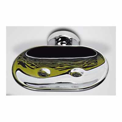 Colombo basic b2781 porta sapone a muro inamovibile cromo