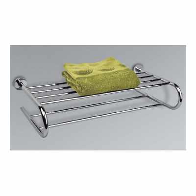 Colombo Basic Rack Portasciugamani multiplo Cromo, dettaglio ravvicinato del materiale e dell'aggancio - Colombo Design