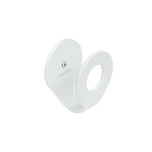 Koh-i-noor LaTonda.T 6500V gancio appendino portasciugamani in alluminio bianco