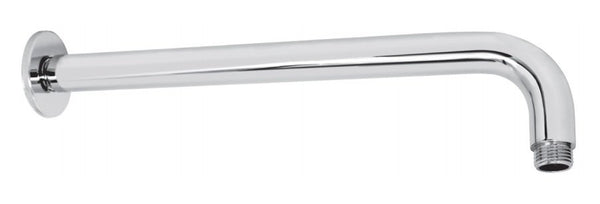 Set soffione 20 cm tondo miscelatore doccia incasso 2 vie braccio 30 cm e doccetta cromo Smart
