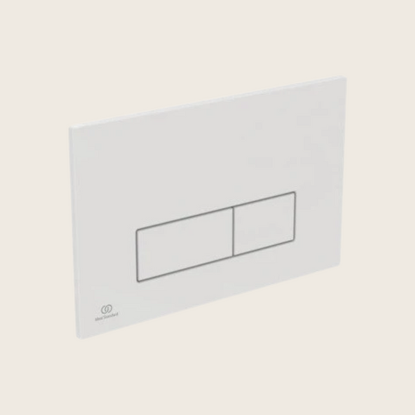 Placca comando meccanico per cassette wc Prosys bianco Oleas M2 R0121AC Ideal Standard
