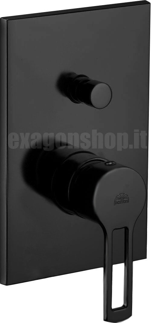 Paffoni Ringo RIN015NOM Miscelatore doccia ad incasso 2 uscite Nero Opaco