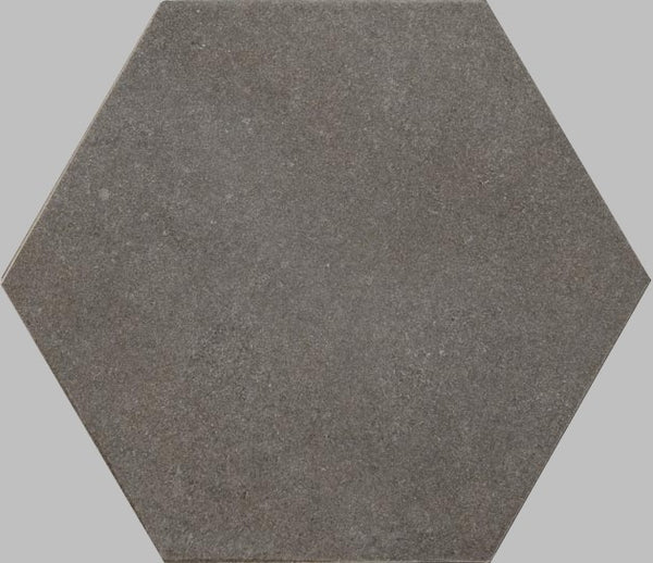 Pavimento rivestimento 21x18,2 esagonale effetto cemento 9,5 mm in gres porcellanato Peltro Ceramiche Ragno Rewind 00R4CP16
