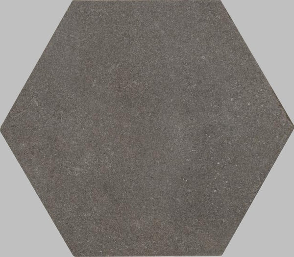 Pavimento rivestimento 21x18,2 esagonale effetto cemento 9,5 mm in gres porcellanato Peltro Ceramiche Ragno Rewind 00R4CP16