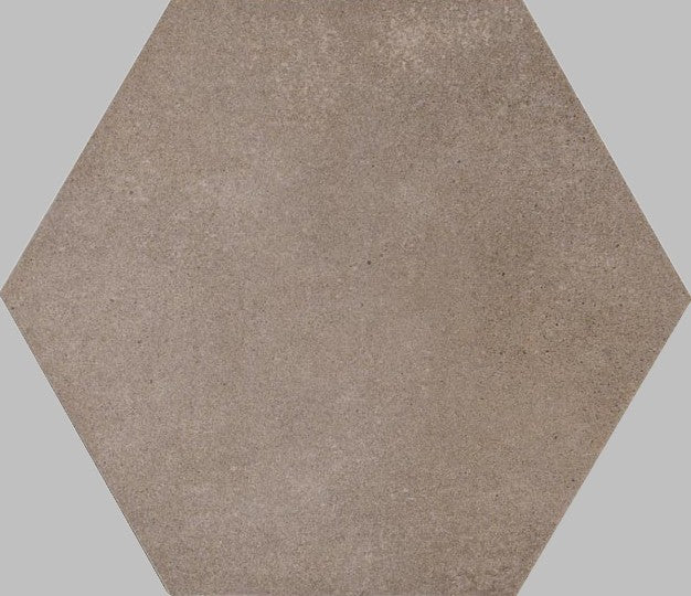 Pavimento rivestimento 21x18,2 esagonale effetto cemento 9,5 mm in gres porcellanato argilla Ceramiche Ragno Rewind 00R4CR16