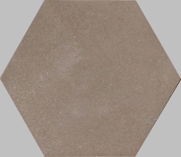 Pavimento rivestimento 21x18,2 esagonale effetto cemento 9,5 mm in gres porcellanato argilla Ceramiche Ragno Rewind 00R4CR16