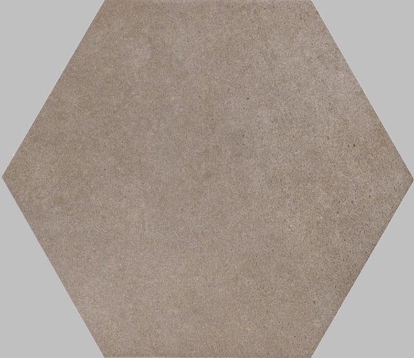 Pavimento rivestimento 21x18,2 esagonale effetto cemento 9,5 mm in gres porcellanato argilla Ceramiche Ragno Rewind 00R4CR16