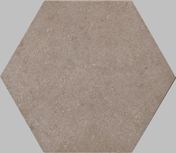 Pavimento rivestimento 21x18,2 esagonale effetto cemento 9,5 mm in gres porcellanato argilla Ceramiche Ragno Rewind 00R4CR16