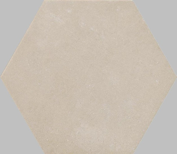 Pavimento rivestimento 21x18,2 esagonale effetto cemento 9,5 mm in gres porcellanato corda Ceramiche Ragno Rewind 00R4CS16