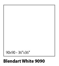 Pavimento rivestimento 90x90 White Blendart CSABLAWH90 Ceramica Sant Agostino