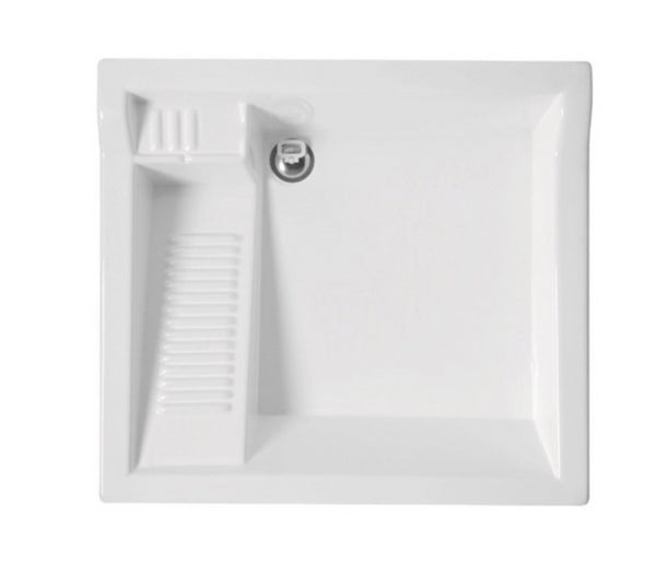 Colavene Lavacril On mobile lavatoio 73x67 per Lavatrice uso interno esterno in abs bianco