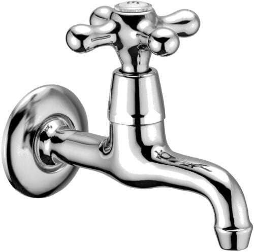 Paffoni Iris Irv209 Rubinetto Prolungato Cromato, vista frontale su sfondo bianco