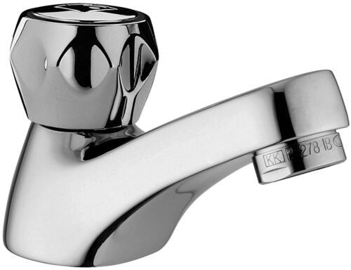 Paffoni Danubio Da093 Rubinetto Lavabo Lusso Solo Acqua, vista frontale su sfondo bianco