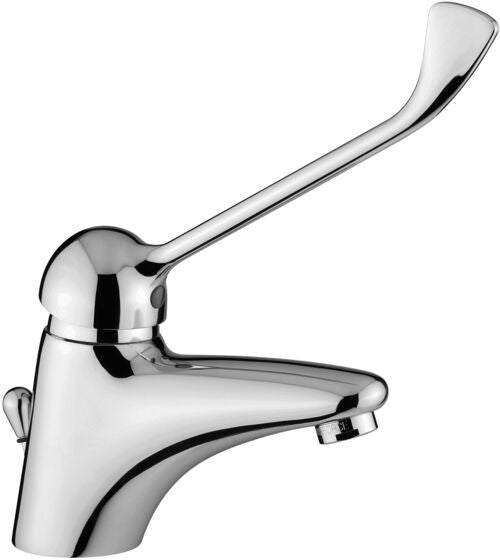 Paffoni Duemila Du300 Miscelatore Lavabo Con Leva Clinica e, vista frontale su sfondo bianco