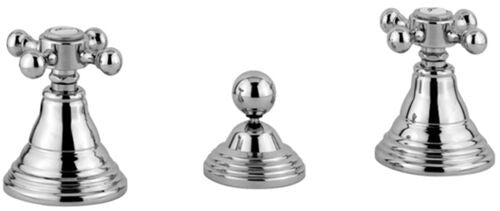Paffoni Belinda Fblv116 Gruppo Bidet 3 Fori Con Scarico, dettaglio ravvicinato della finitura e del marchio