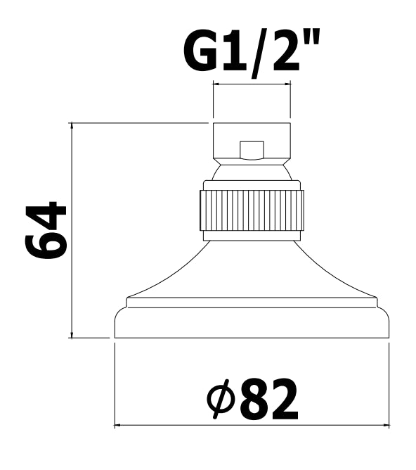 Paffoni zsof010 soffione doccia 82 mm tondo stampato in metallo cromo