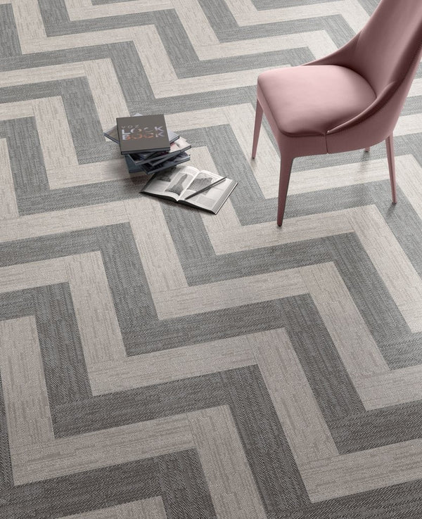 Pavimento rivestimento 15x60 Effetto Tessuto in gres Porcellanato Rettificato Grey Ceramica Sant Agostino Digitalart CSADIAGR15