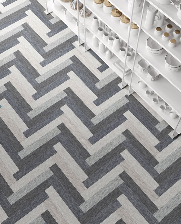 Pavimento rivestimento 15x60 Effetto Tessuto in Gres Porcellanato Rettificato Night Ceramica Sant Agostino Digitalart CSADIANI15