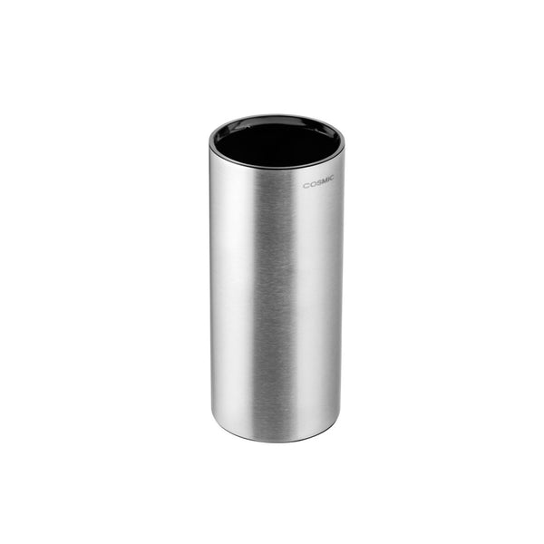 Bicchiere Portaspazzolini Da Appoggio in acciaio satinato Logic 2260351 Cosmic