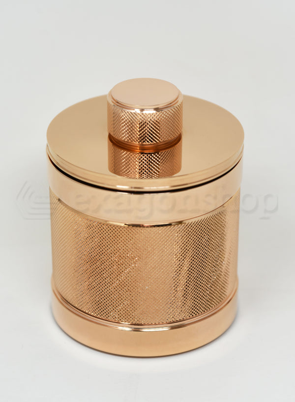 Bertocci OFFICINA 01 contenitore da appoggio con tappo oro rosa