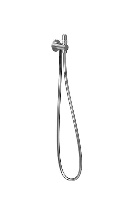 Antonio Lupi Design Vibro Doccetta esterna Con Presa e flessibile Acciaio satinato