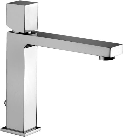 Paffoni Elle Elx073 Miscelatore Lavabo Medio Scarico, vista frontale su sfondo bianco