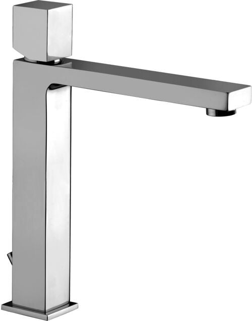 Paffoni Elle Elx085 Miscelatore Lavabo alto per ciotola, vista frontale su sfondo bianco