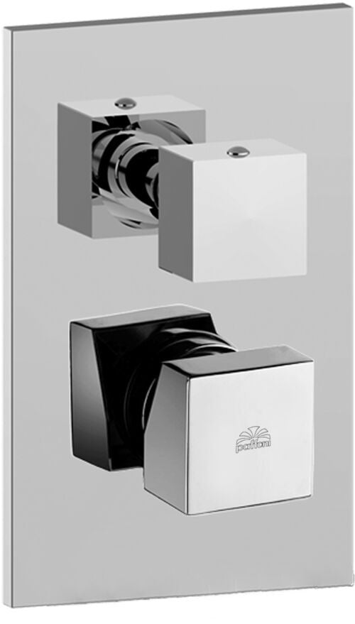 Paffoni Level Lec018 Miscelatore Incasso Doccia Con Deviatore Con Piastra In Abs Cromo