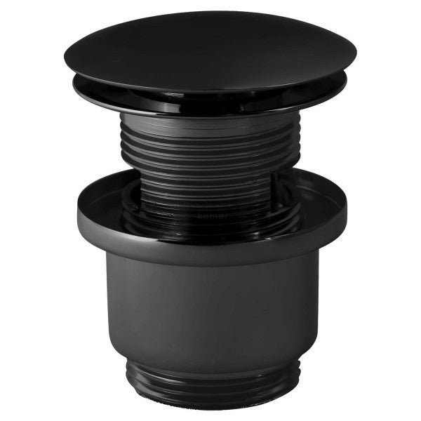 Paffoni Ringo West Piletta Click Clack Scarico Universale Nero Opaco