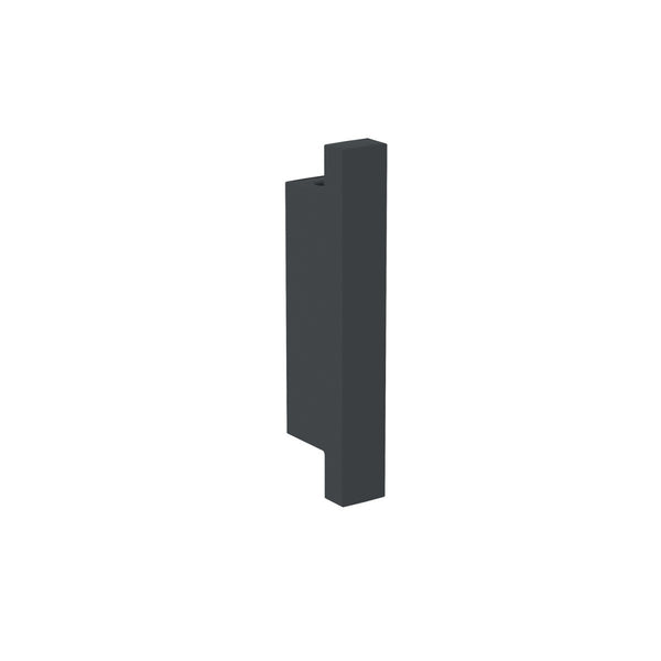 Appendino bagno rettangolare Nero Satinato The Grid 2683621 Cosmic