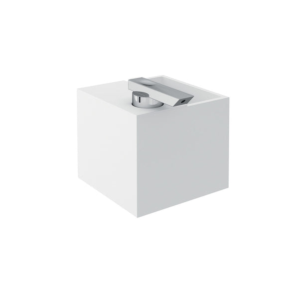 Dispenser sapone liquido con Portaspazzolini cromo Bianco The Grid 2680104 Cosmic