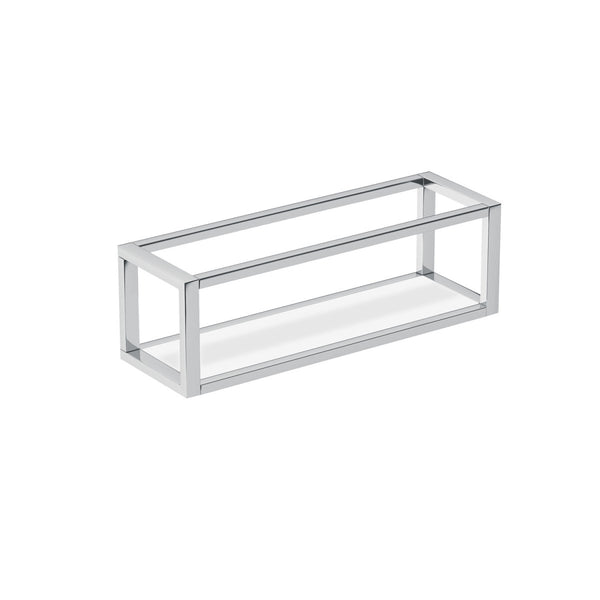 Portasciugamani con mensola 35 cm cromo The Grid 2680163 Cosmic