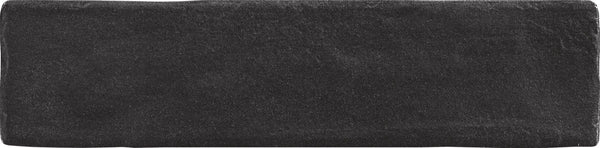 Pavimento Rivestimento 7x28 effetto mattone 9 mm in gres porcellanato nero Ragno Calce 00R02V50