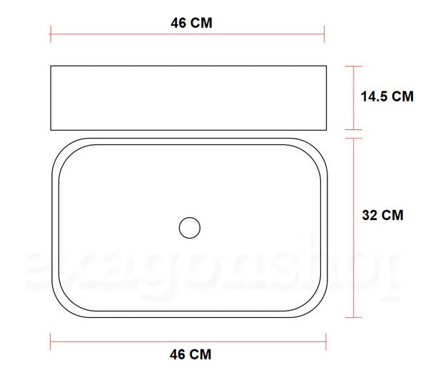 Mobile bagno 80x50 Grigio Cielo Thema con cassetto vano e lavabo