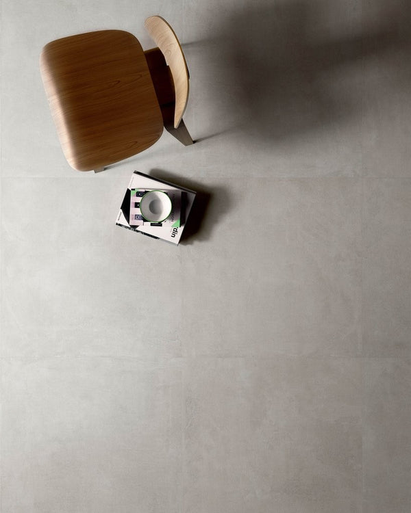 Pavimento Rivestimento 90x90 Cm Effetto Cemento In Gres Porcellanato Pearl Ceramica Sant Agostino Set Concrete CSASCPEA90