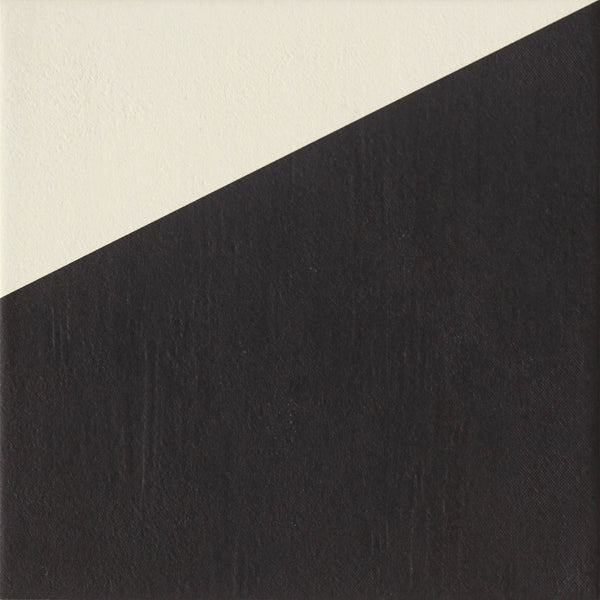 Mutina Puzzle Comb Edge Piastrella Cm 25x25 In Gres Porcellanato Smaltato Coal