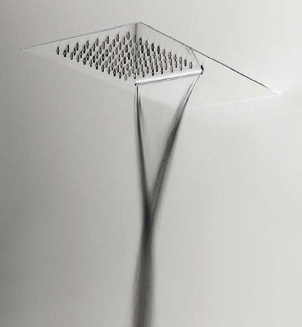 Antonio Lupi Bilastra Soffione a cascata in Acciaio Satinato