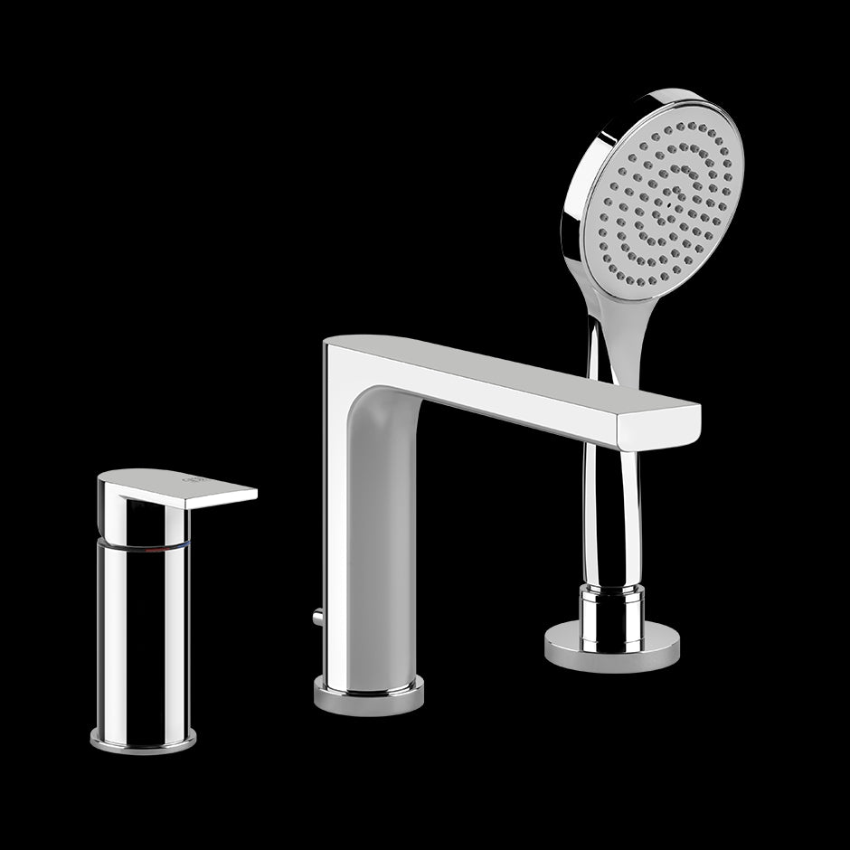 Gessi Via Manzoni Gruppo Bordo Vasca Tre Fori Con Deviatore Incorporato 38634031