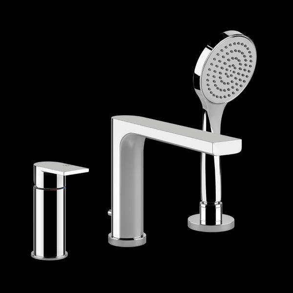 Gessi Via Manzoni Gruppo Bordo Vasca Tre Fori Con Deviatore Incorporato 38634031